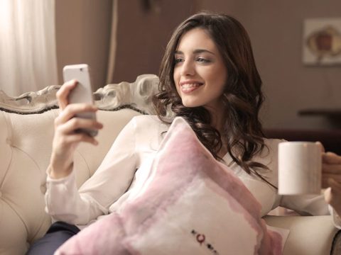 Consultation d'un smartphone